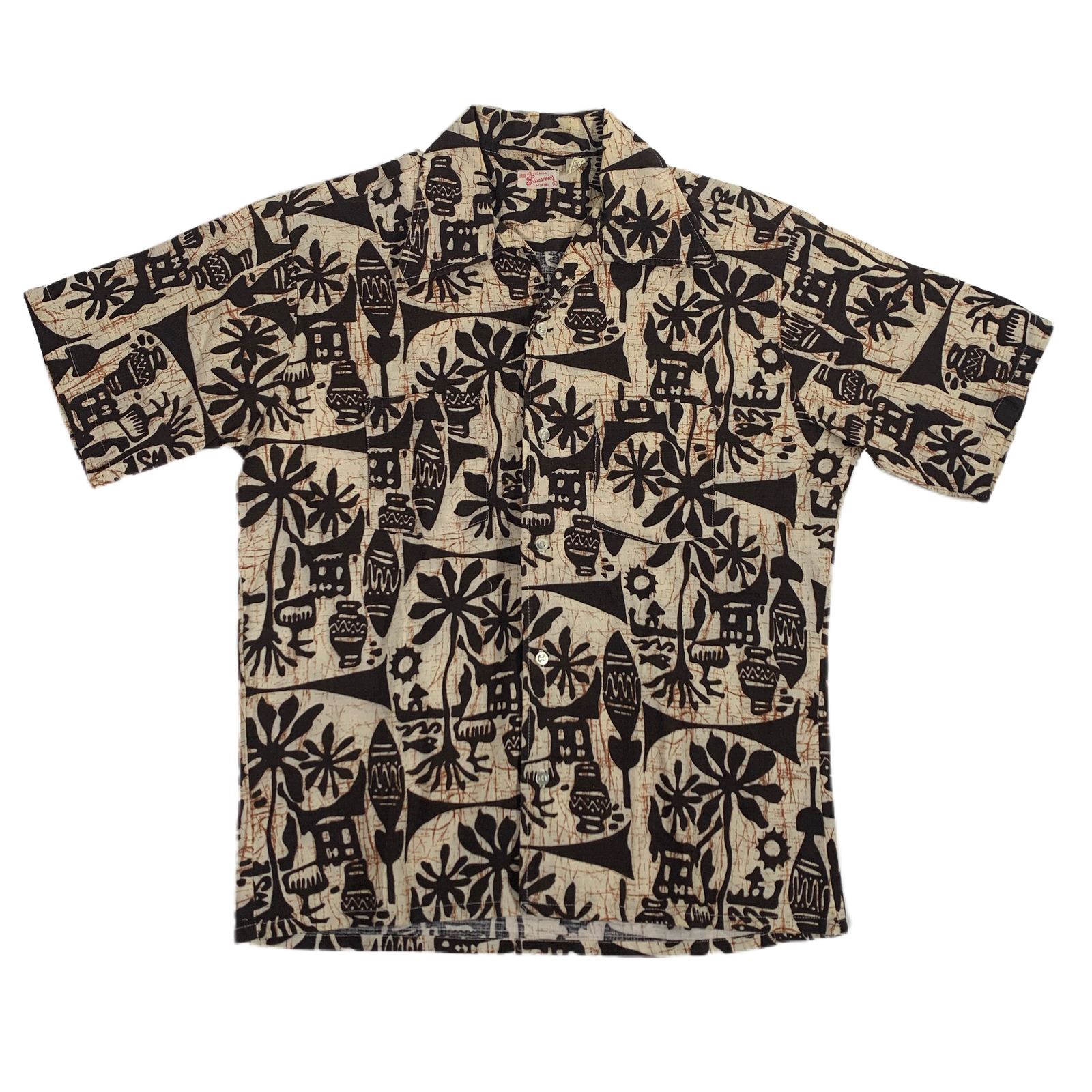 Vintage Florida Sunwear “Open Collar” Hawaiian Shirt - jointcustodydc