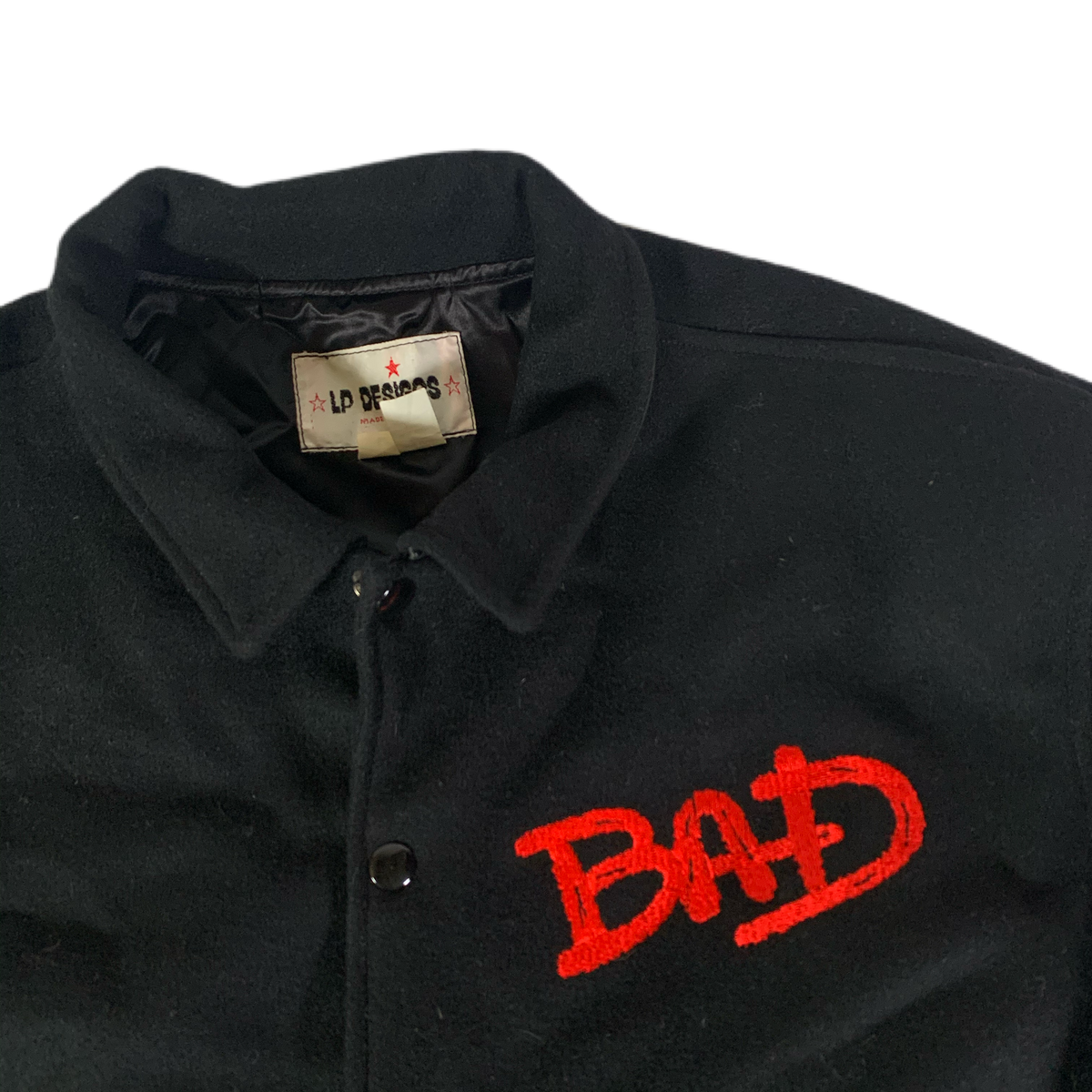 Vintage Michael Jackson &quot;BAD&quot; Production Crew Leather Jacket