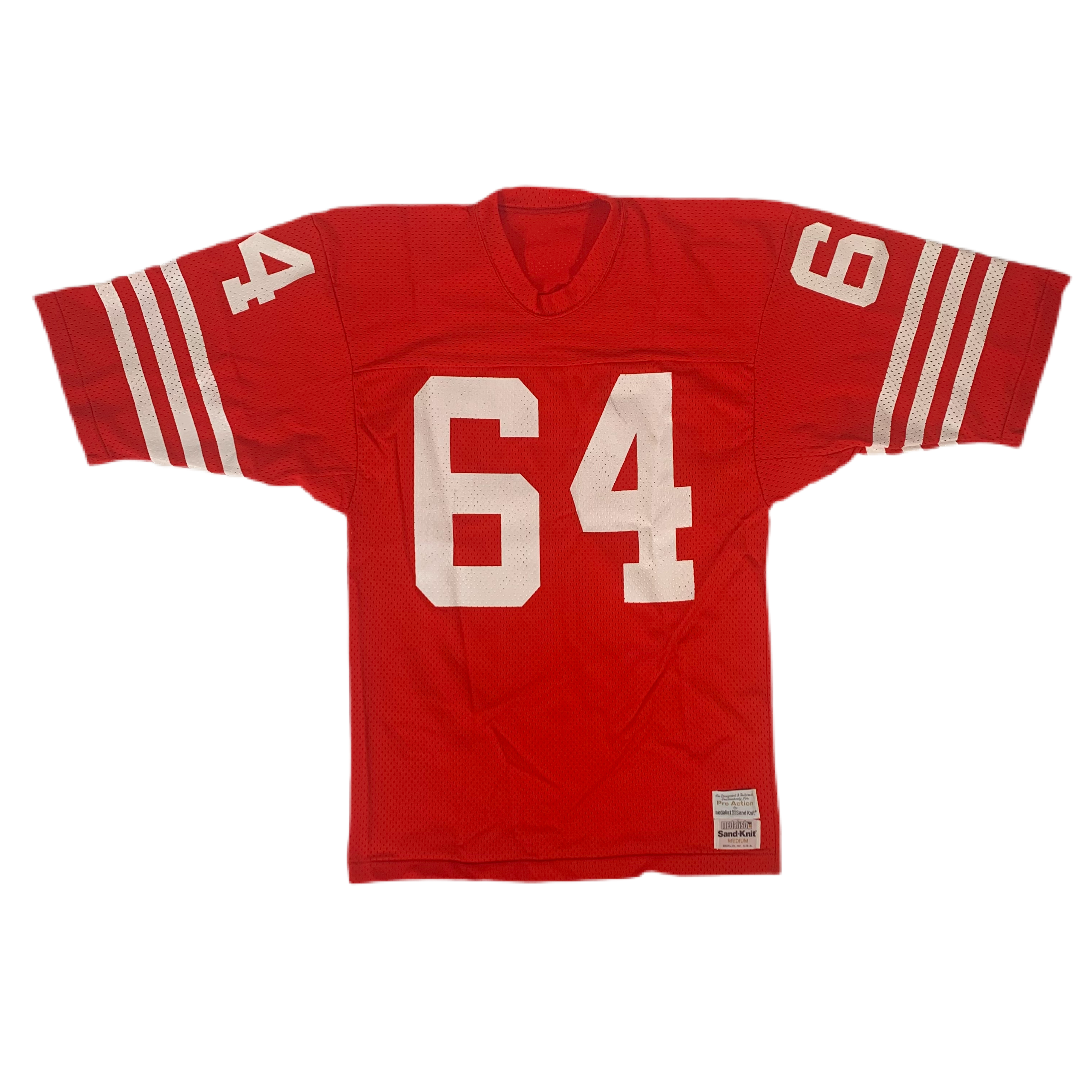 Vintage San Francisco 49ers 'Dave Wilcox' Sand-Knit Football Jersey