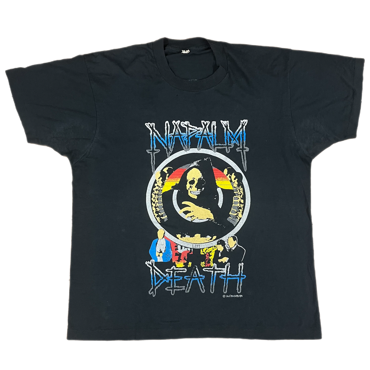 Vintage Napalm Death &quot;Grind Crusher&quot; Tour T-Shirt