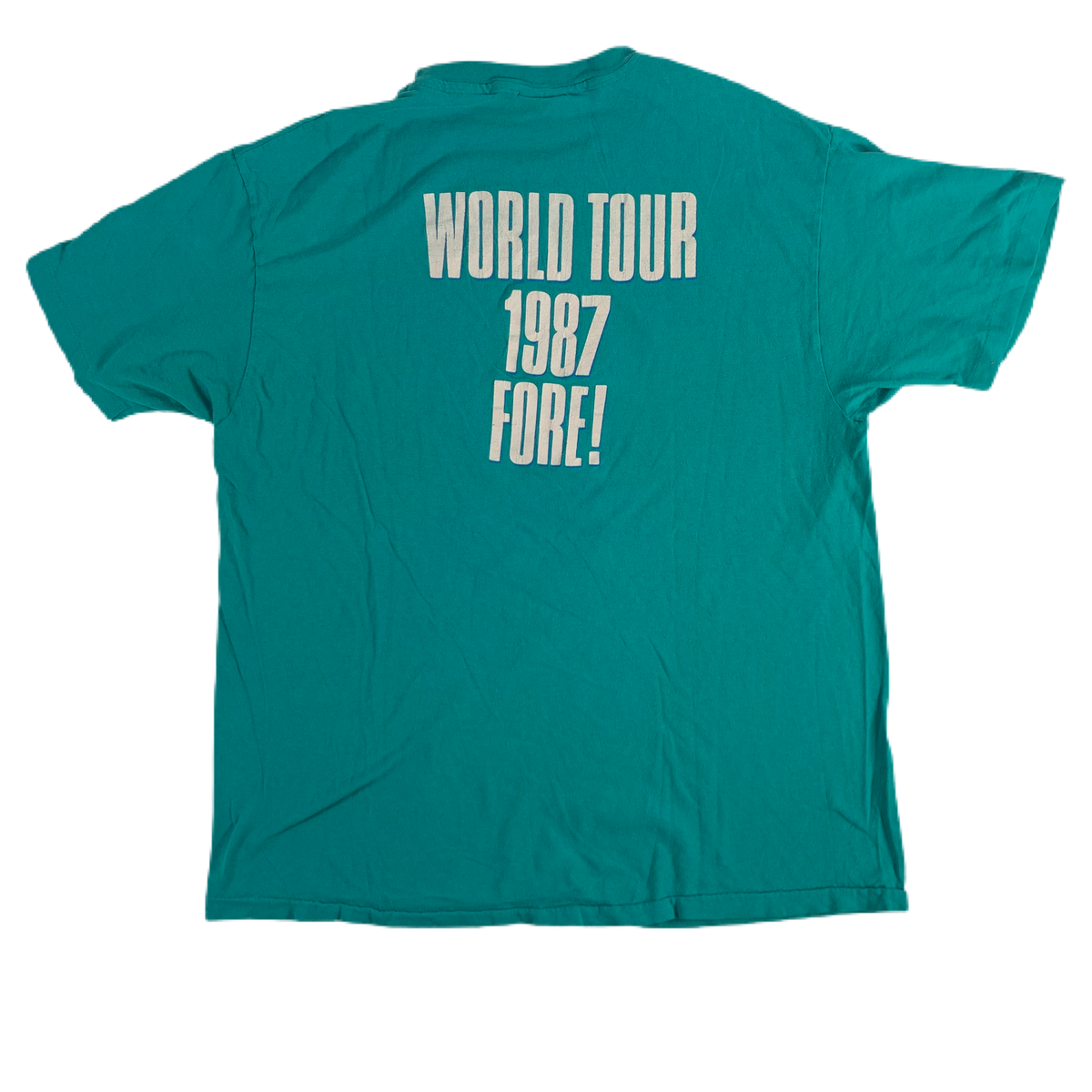 Vintage Huey Lewis And The News &quot;World Tour&quot; T-Shirt