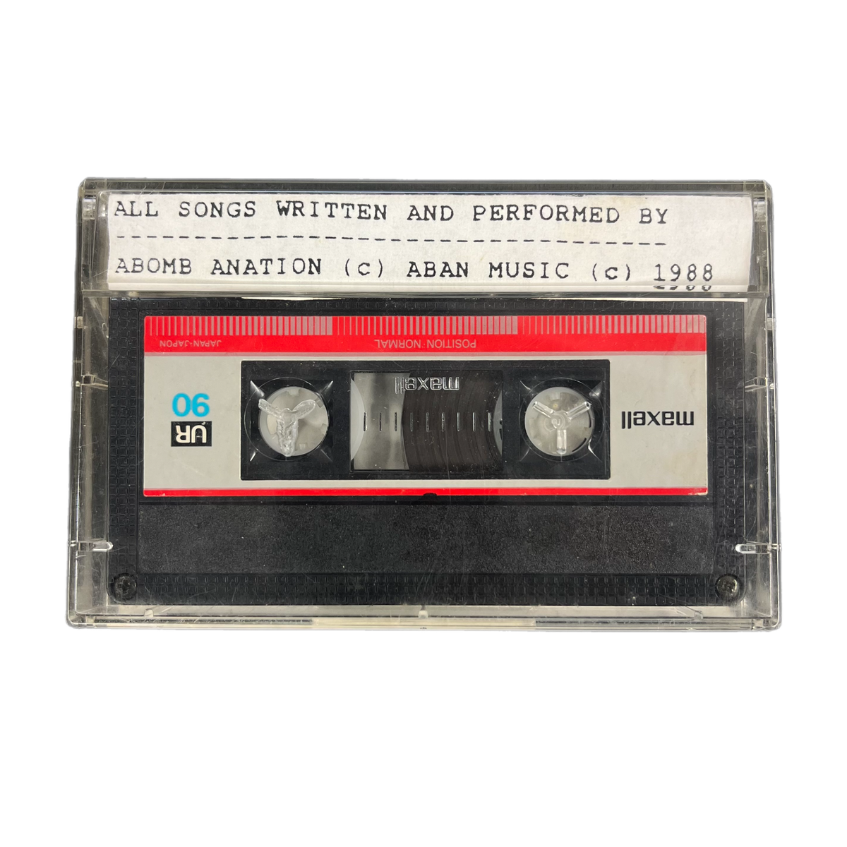 Vintage ABomb ANation &quot;A-Bomb A-Nation&quot; Demo Tape