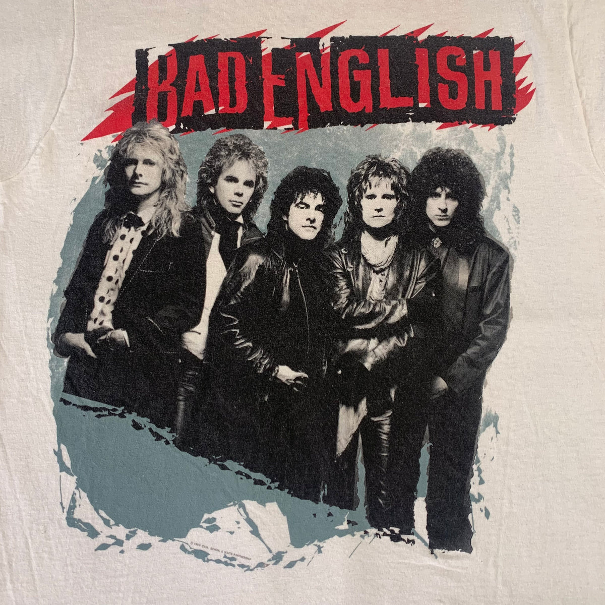 Vintage Bad English &quot;Group Photo T-Shirt