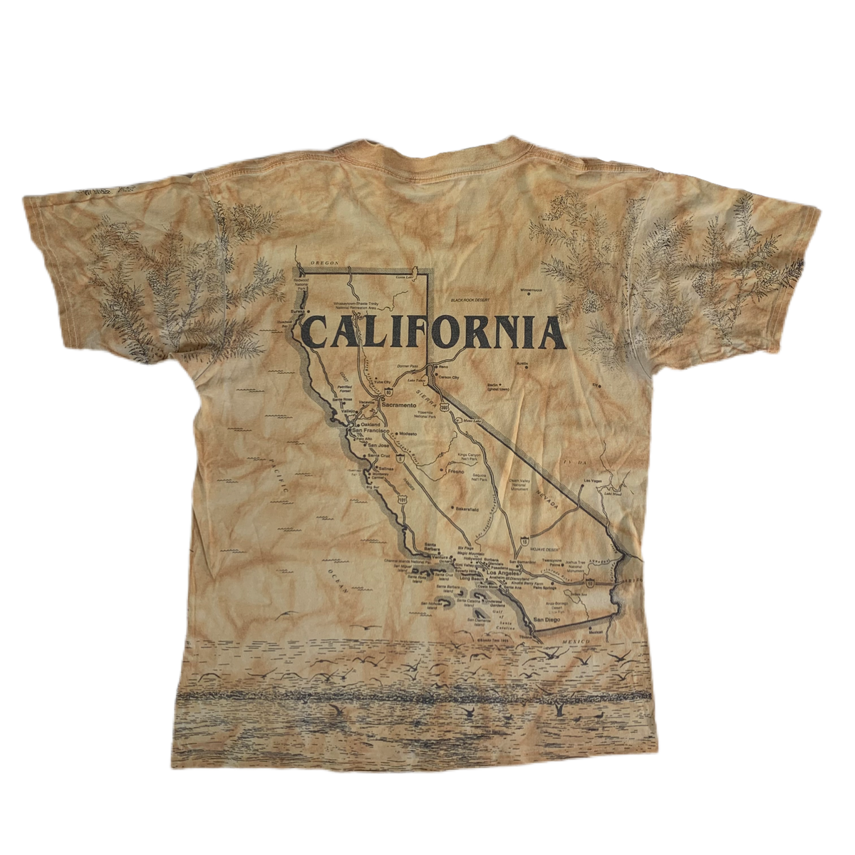 Vintage California &quot;All Over Print&quot; T-Shirt