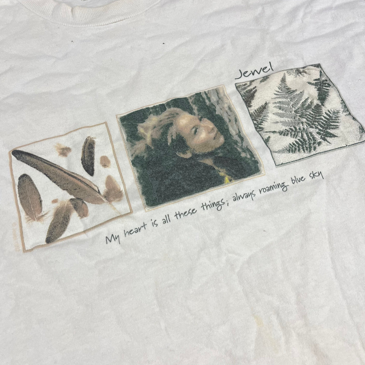 Vintage Jewel &quot;My Heart Is All These Things&quot; T-Shirt