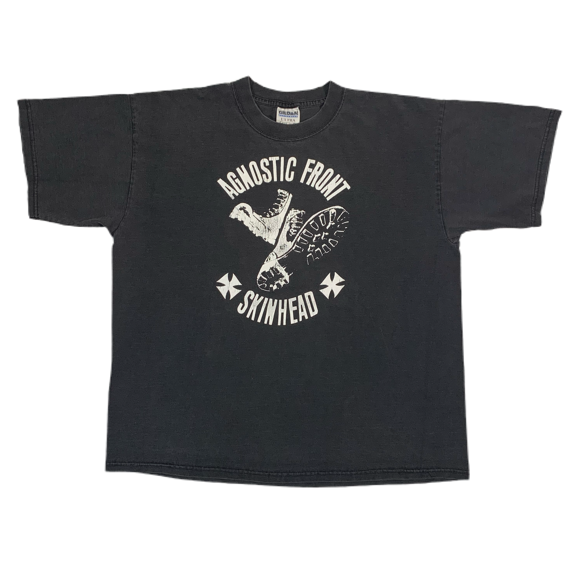 Vintage Agnostic Front Skinhead T Shirt front