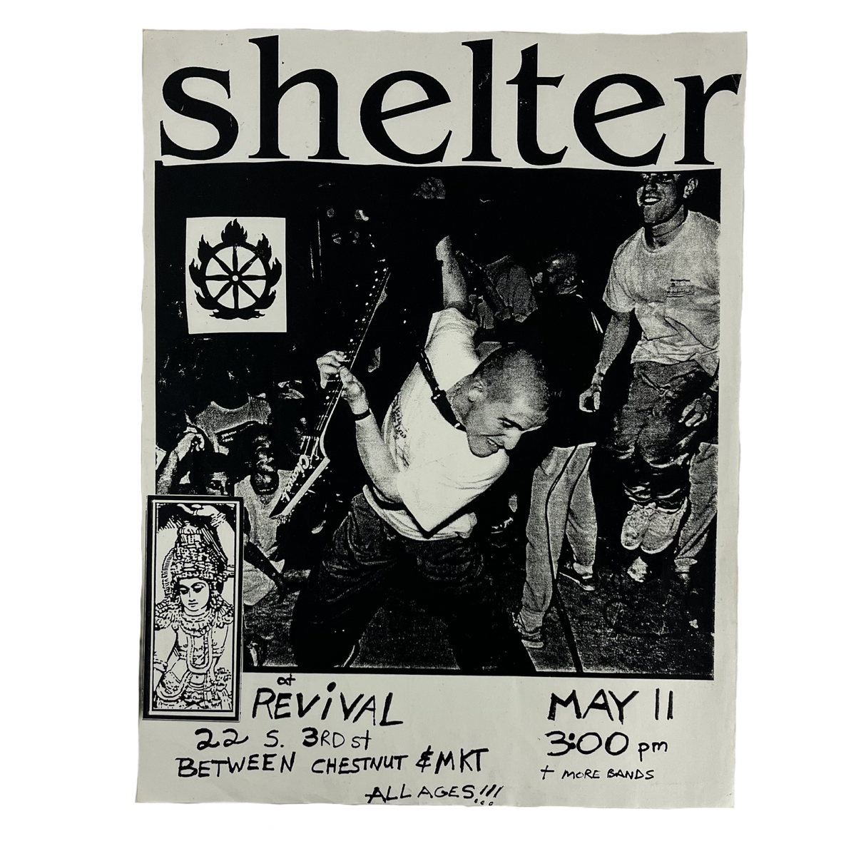 Vintage Shelter &quot;Revival&quot; Philadelphia, PA Flyer