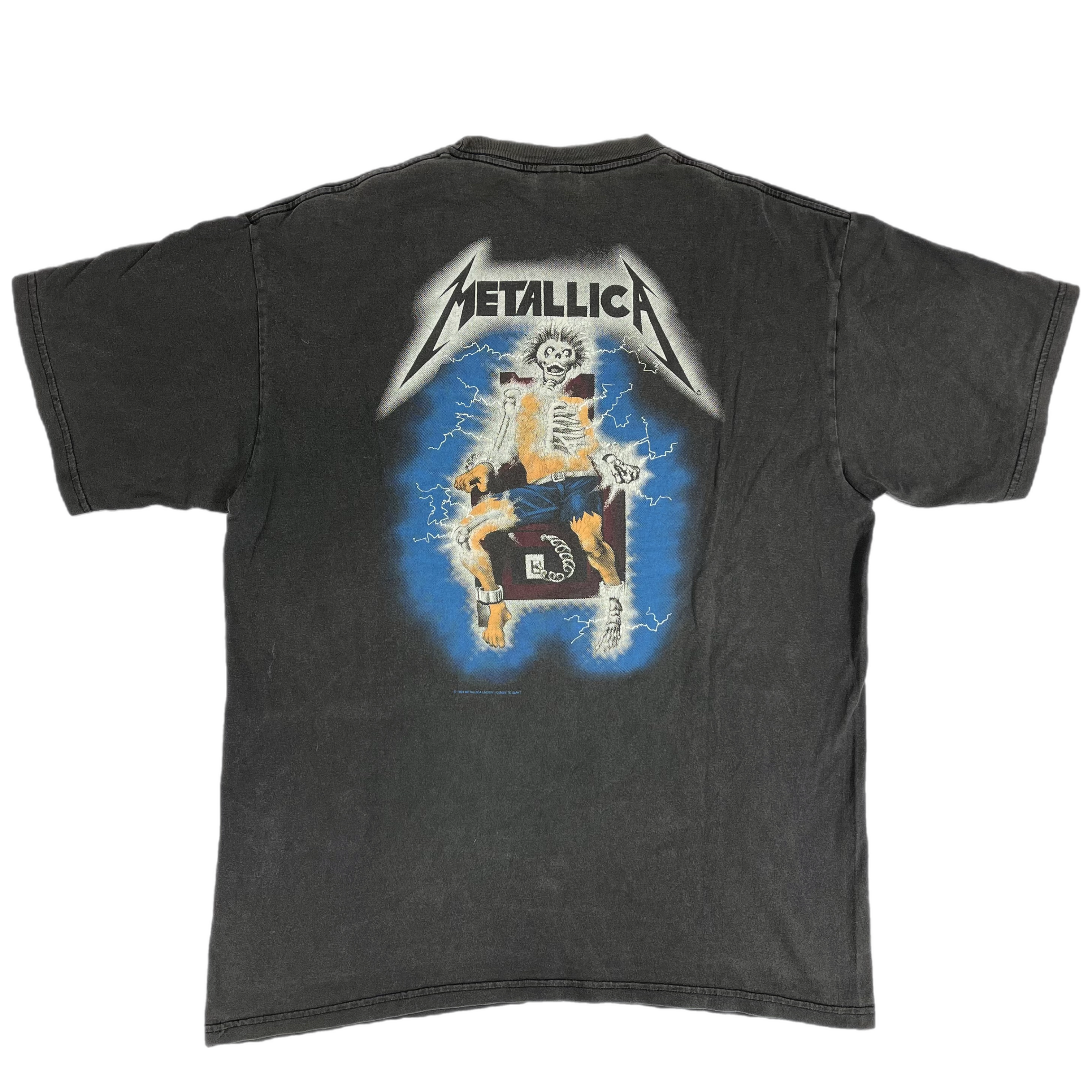 Vintage metallica shirt sales