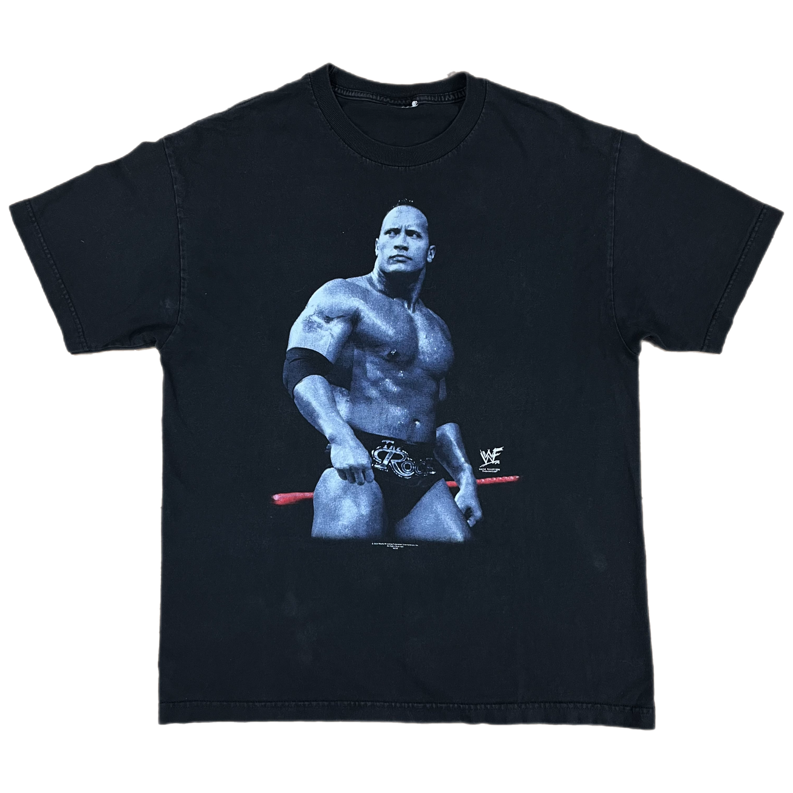 シャツ SOLD WWF Dwayne Douglas Johnson THE ROCK Vintage 1999 The Rock Wrestling T-Shirt WWF Dwayne Johnson