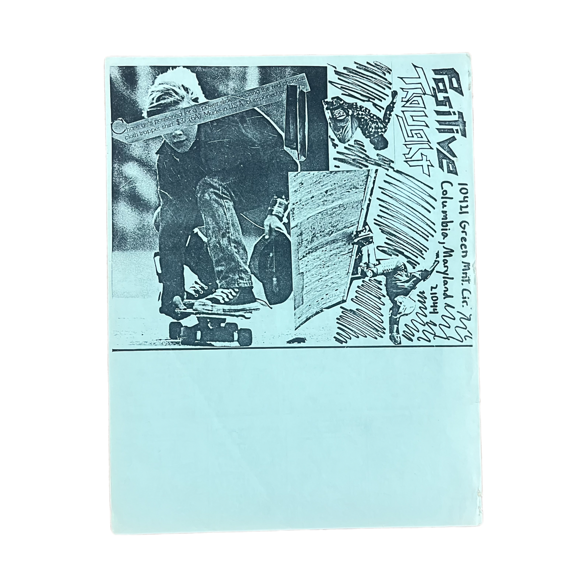 Vintage Positive Thought Volume 1 #2 Hardcore Skate Zine