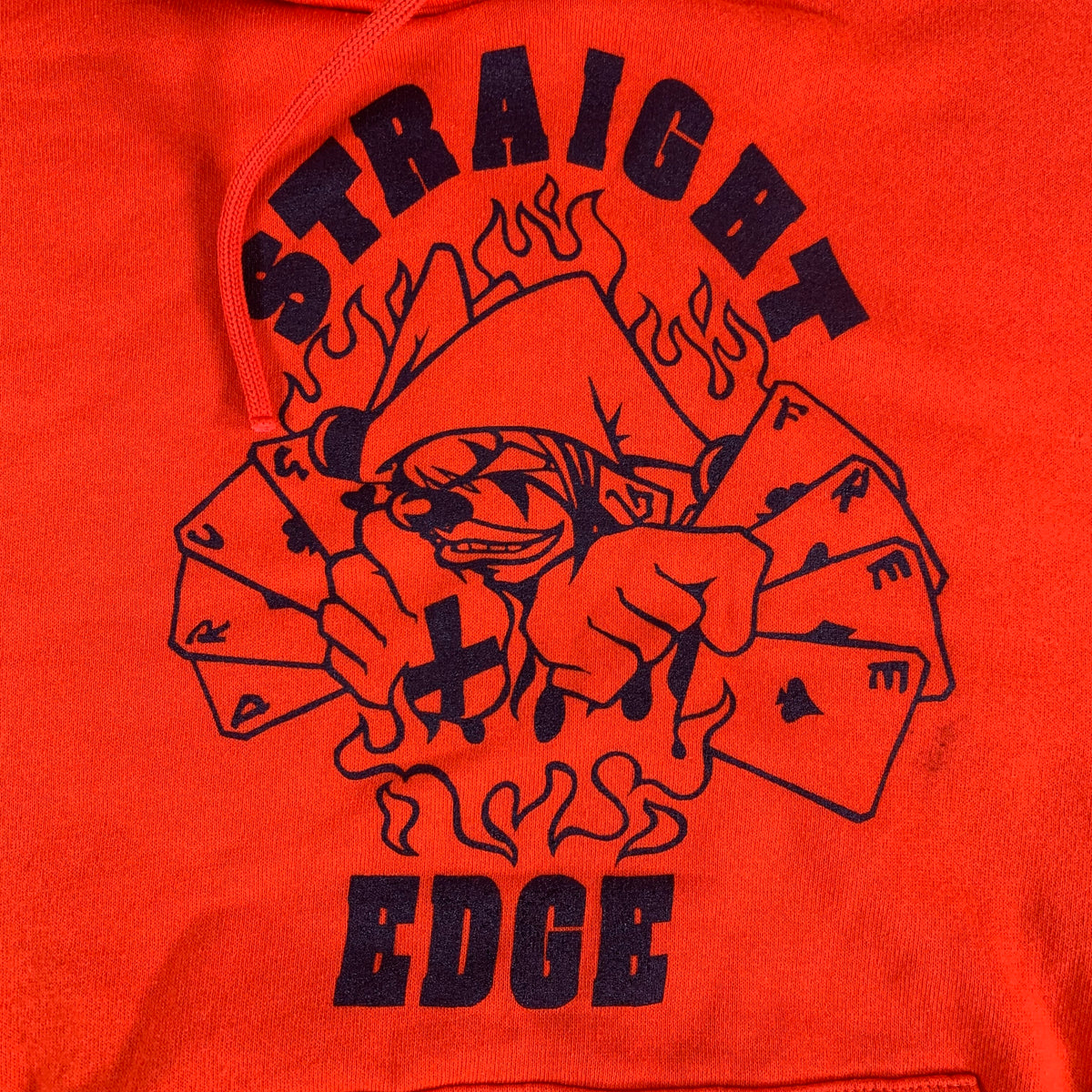 Vintage Straight Edge &quot;Drug Free&quot; Pullover Sweatshirt