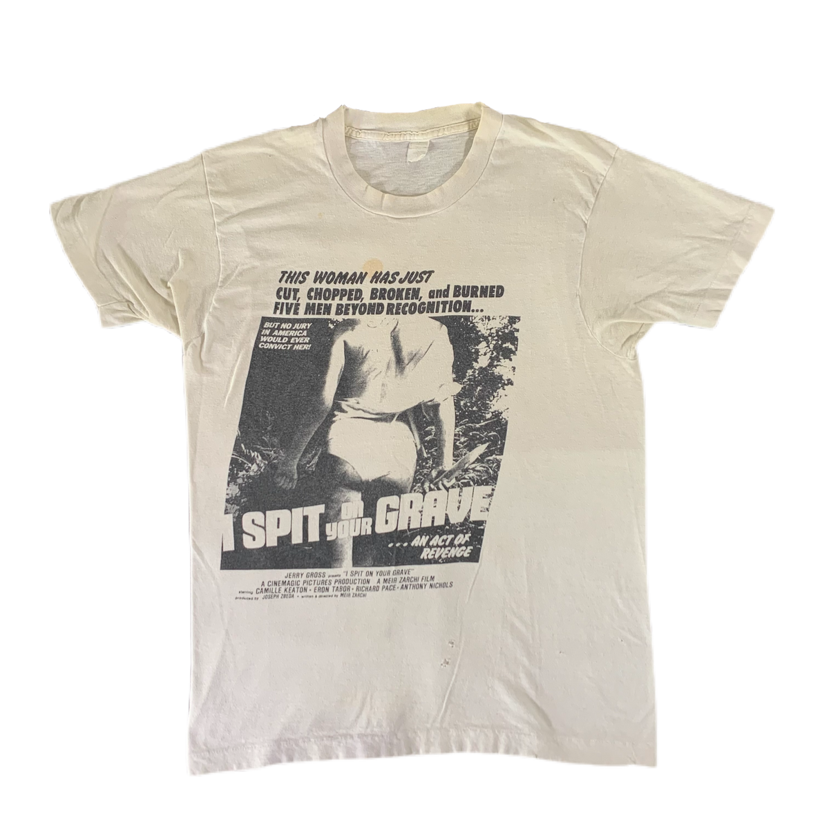 Vintage I Spit On Your Grave &quot;An Act Of Revenge&quot; T-Shirt