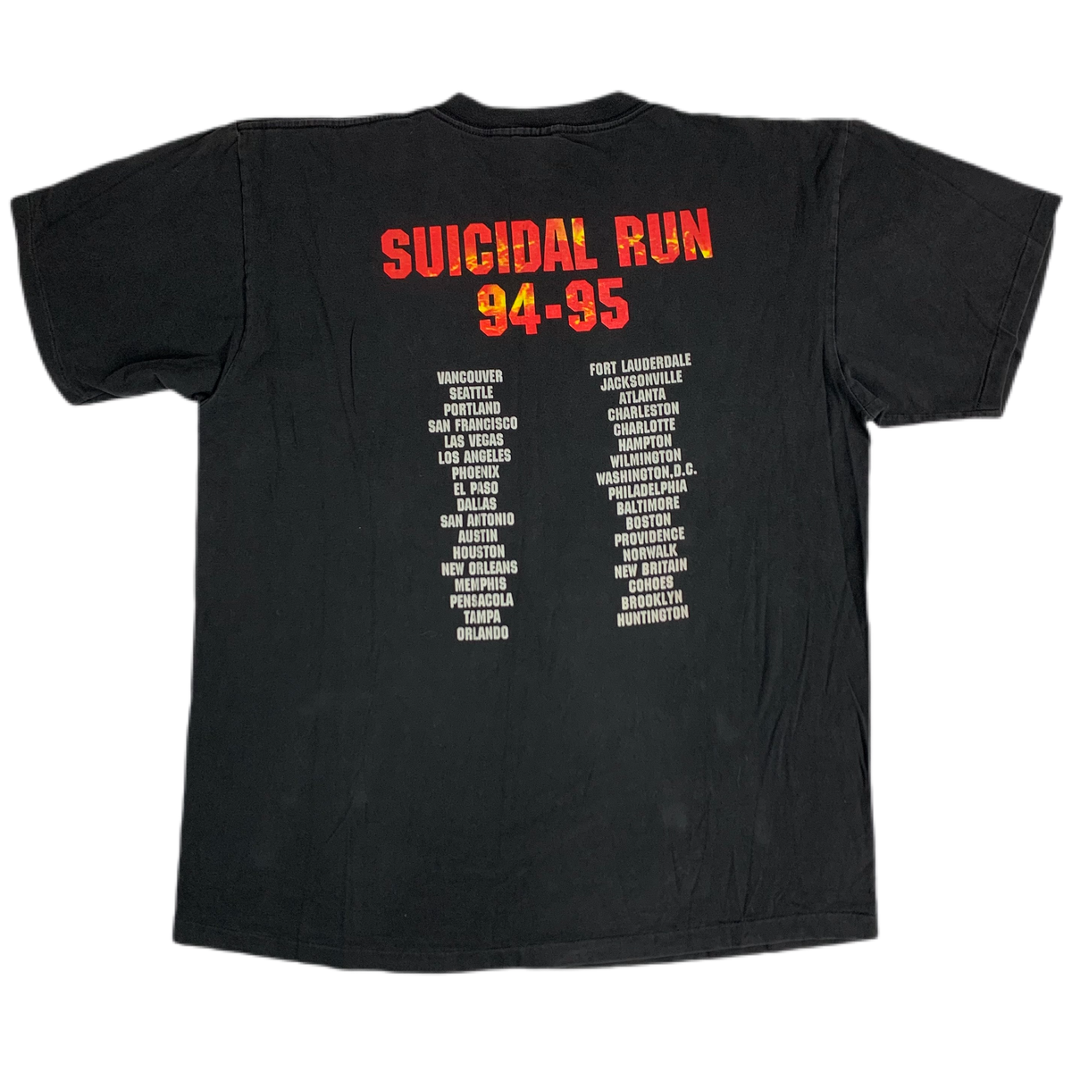 Vintage Biohazard &quot;Suicidal Run&quot; T-Shirt