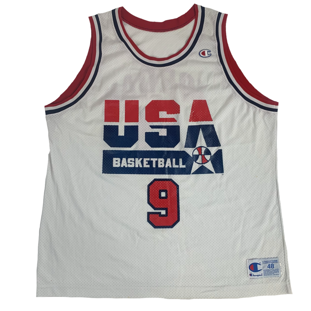 Vtg Nba Basketball MICHAEL JORDAN Dream Team USA OLYMPIC JERSEY Champion Sz  36