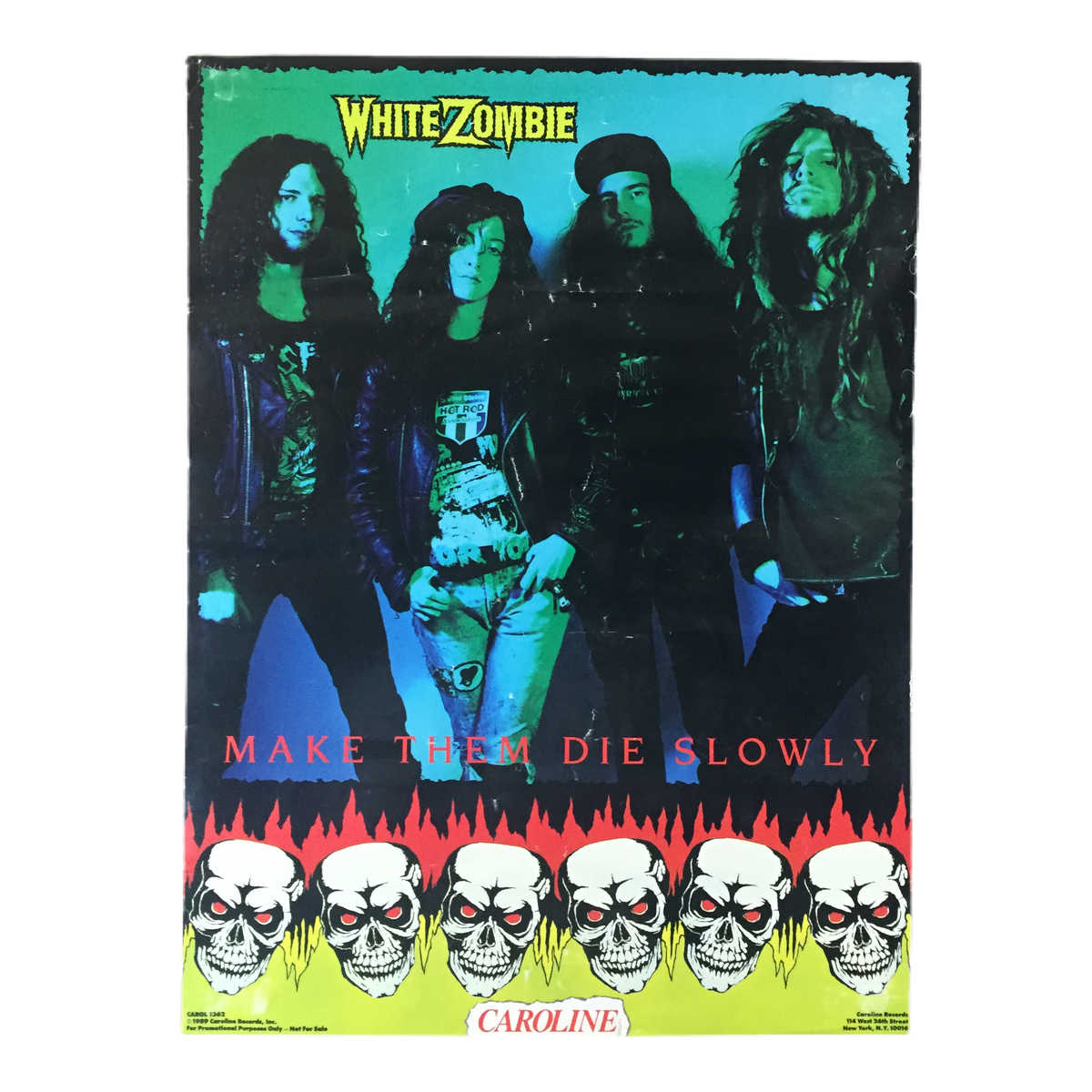 Vintage White Zombie &quot;Make Them Die Slowly&quot; Poster