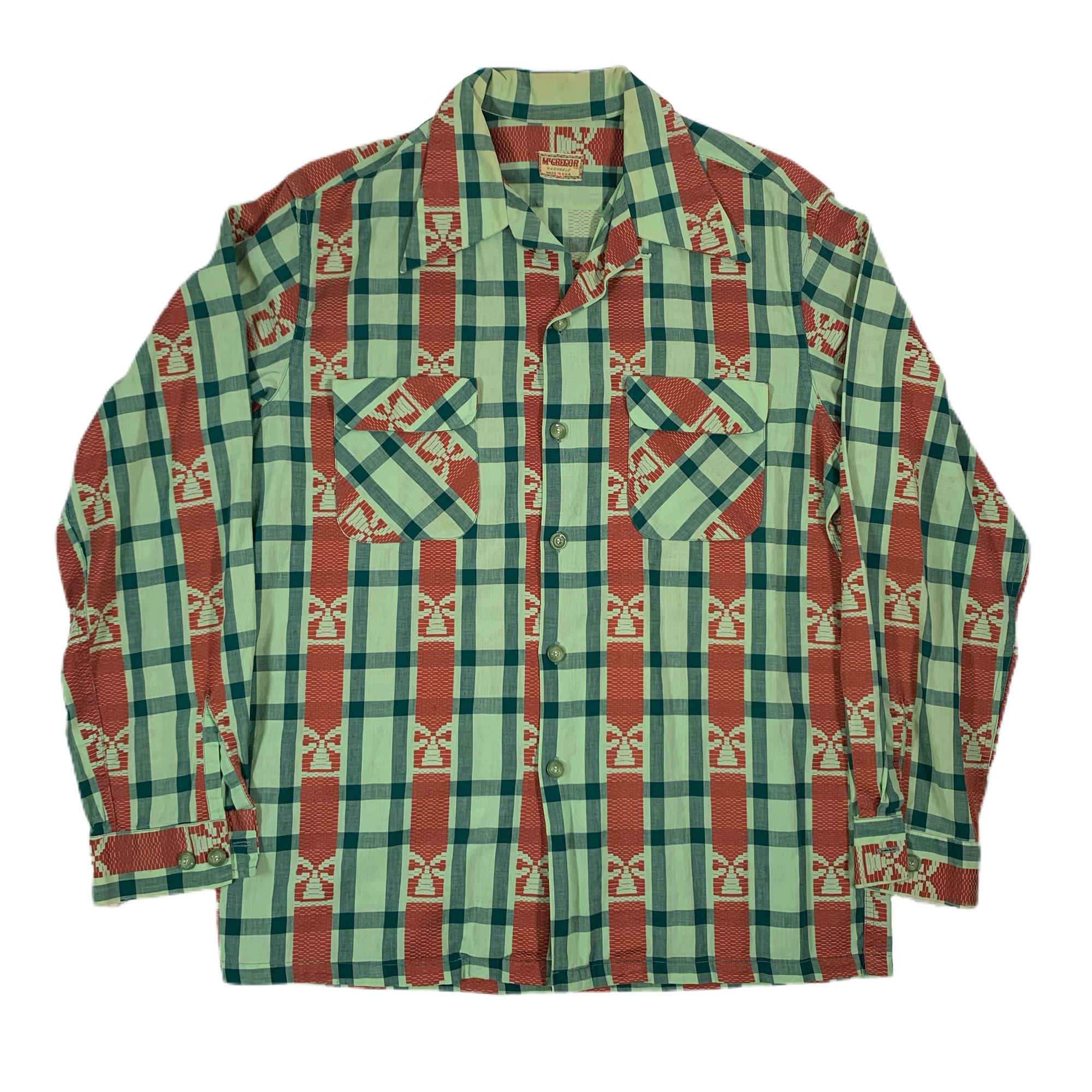 Vintage McGregor “Loop Collar” Flap Pocket Shirt - jointcustodydc