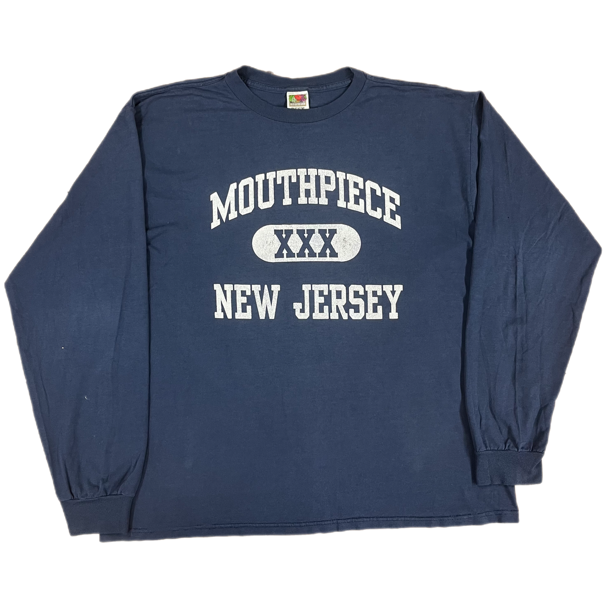 Vintage Mouthpiece &quot;New Jersey&quot; Long Sleeve Shirt