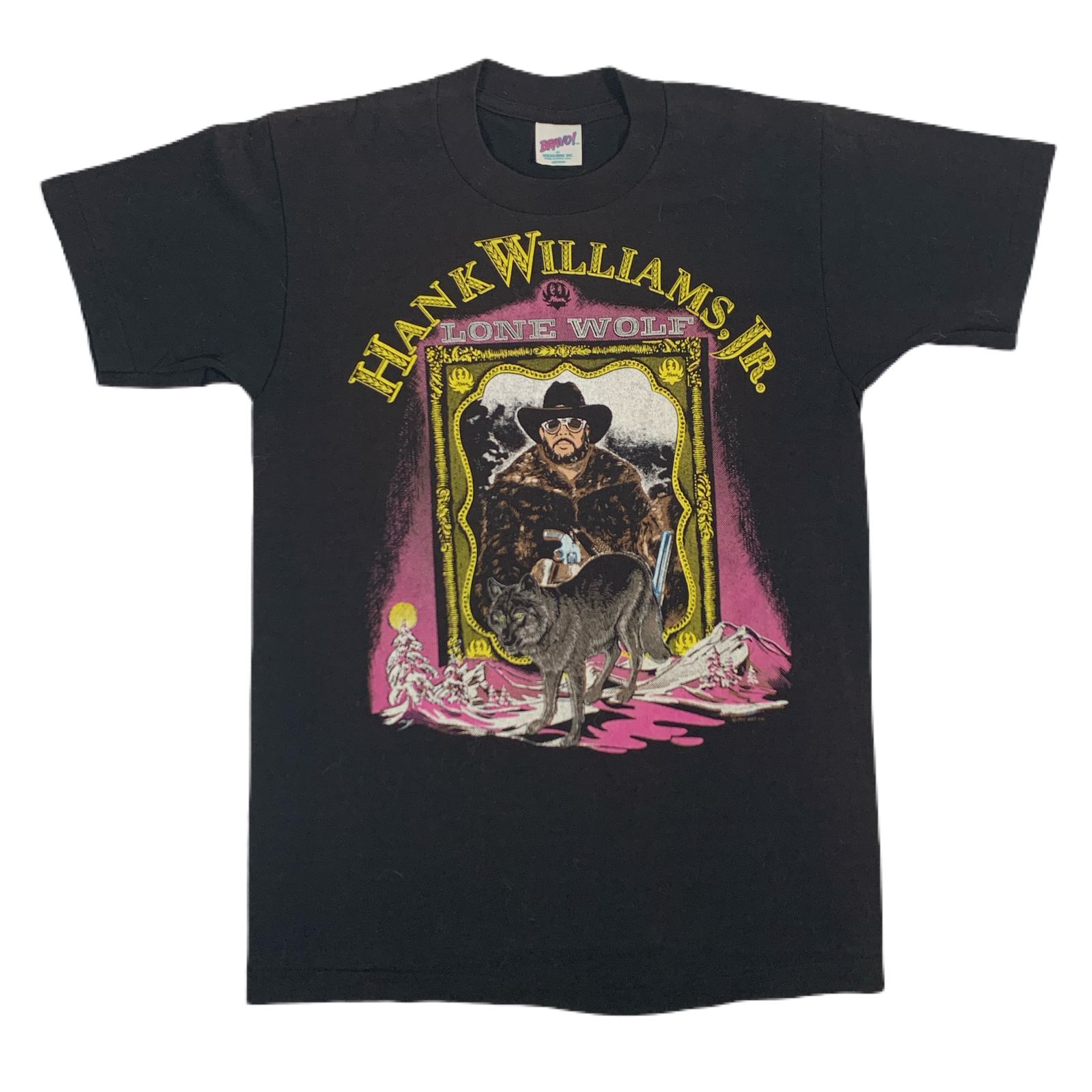 Vintage Hank Williams JR. "Lone Wolf" T-Shirt - jointcustodydc