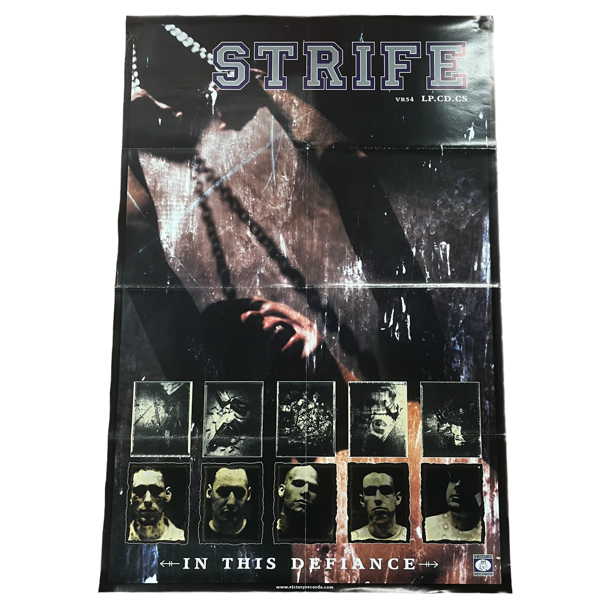 Vintage Strife &quot;In This Defiance&quot; Victory Records Promotional Poster