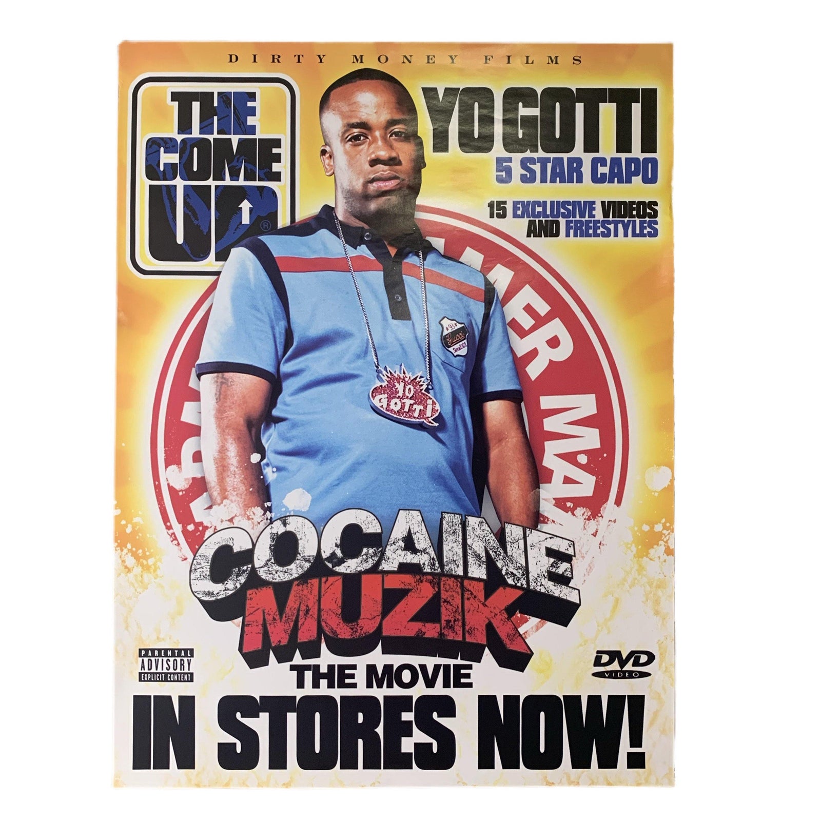 vintage original yo gotti cocaine muzik promo poster mixtape