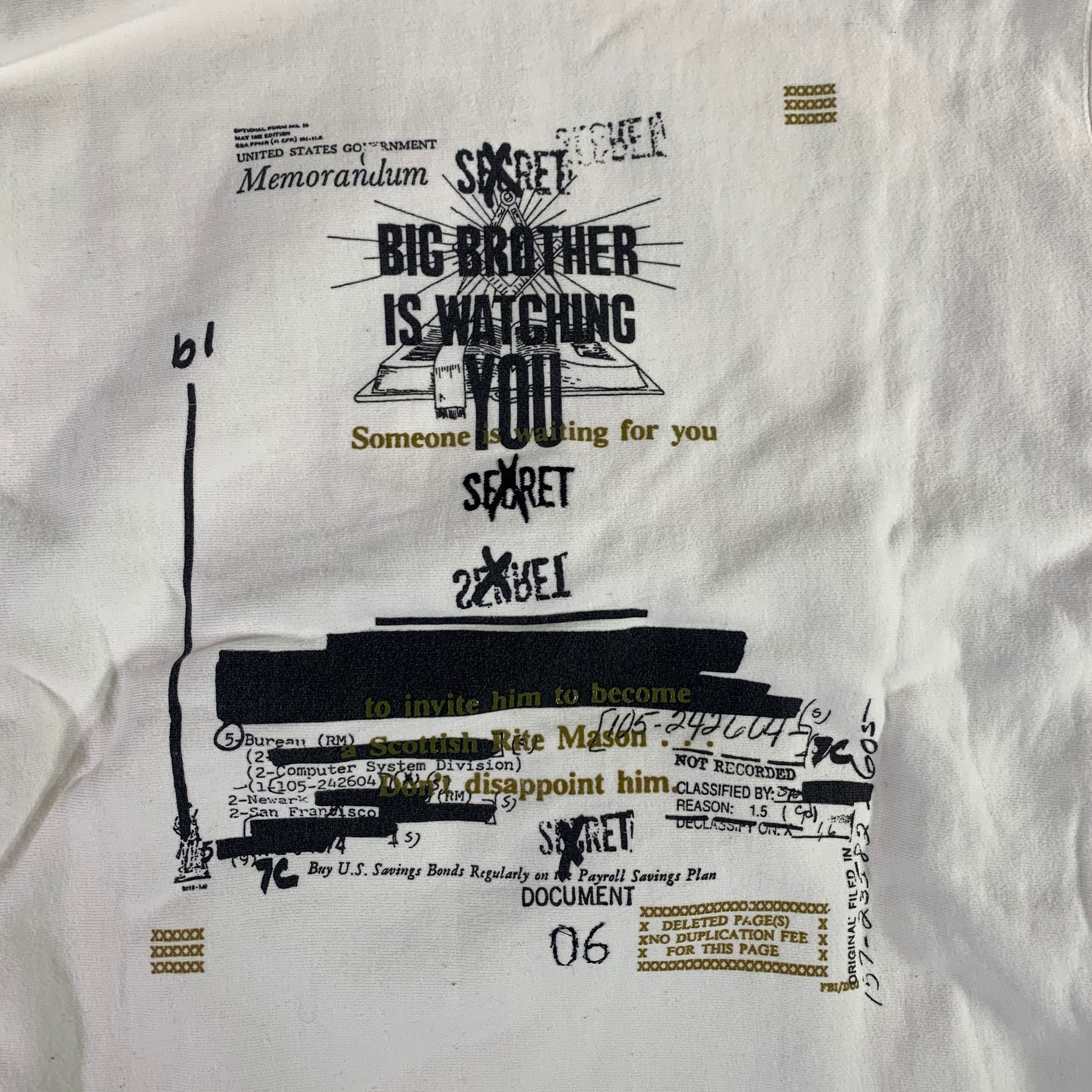 Vintage Undercover stlTH “Big Brother Is Watching You” Pullover 