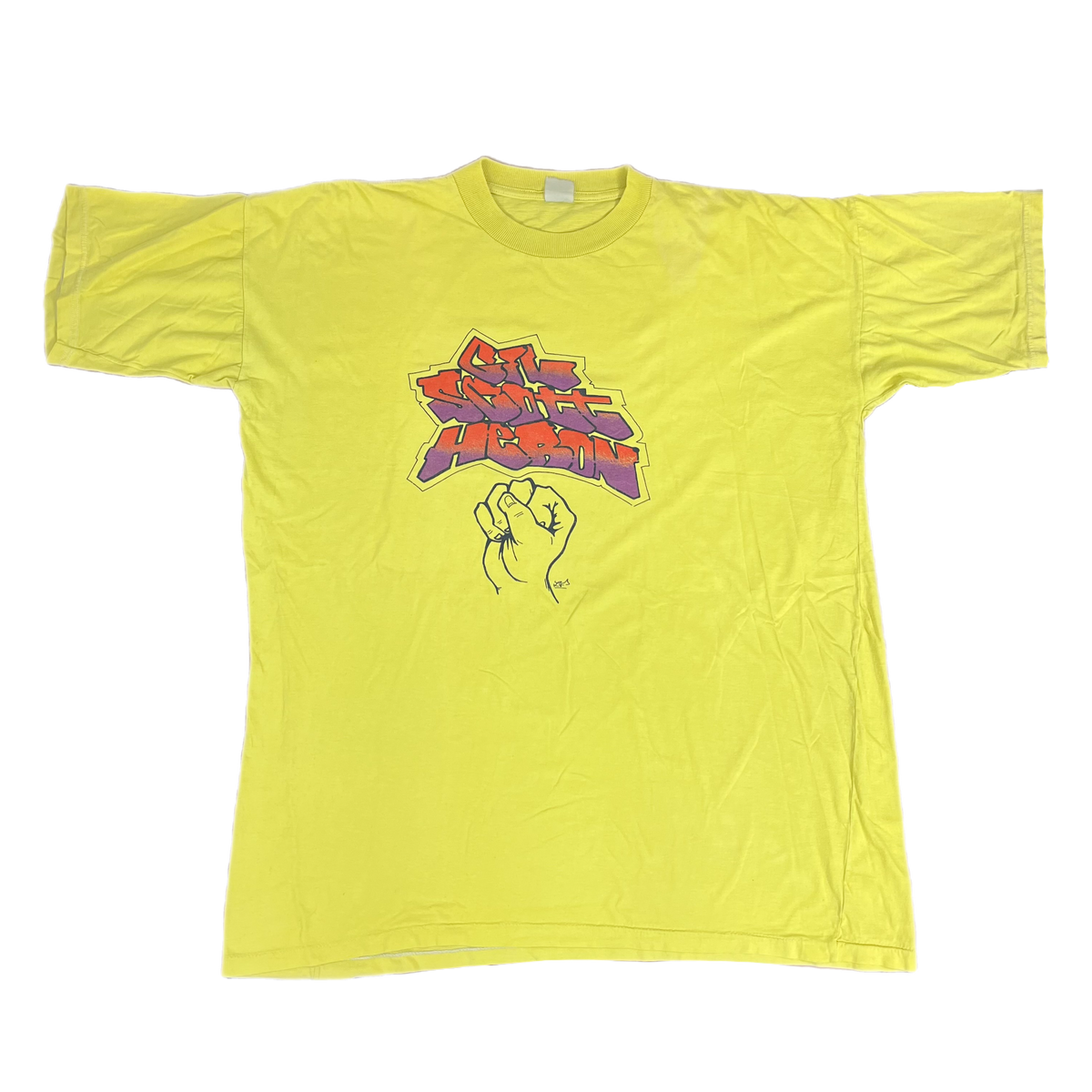 Vintage Gil Scott Heron &quot;Amnesia Express&quot; Tour T-Shirt