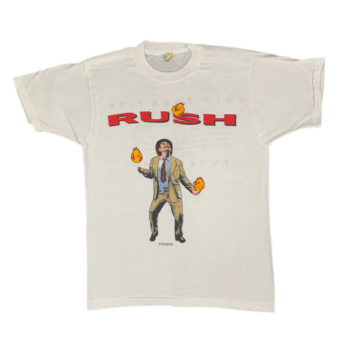 Vintage Rush &quot;Hold Your Fire&quot; T-Shirt