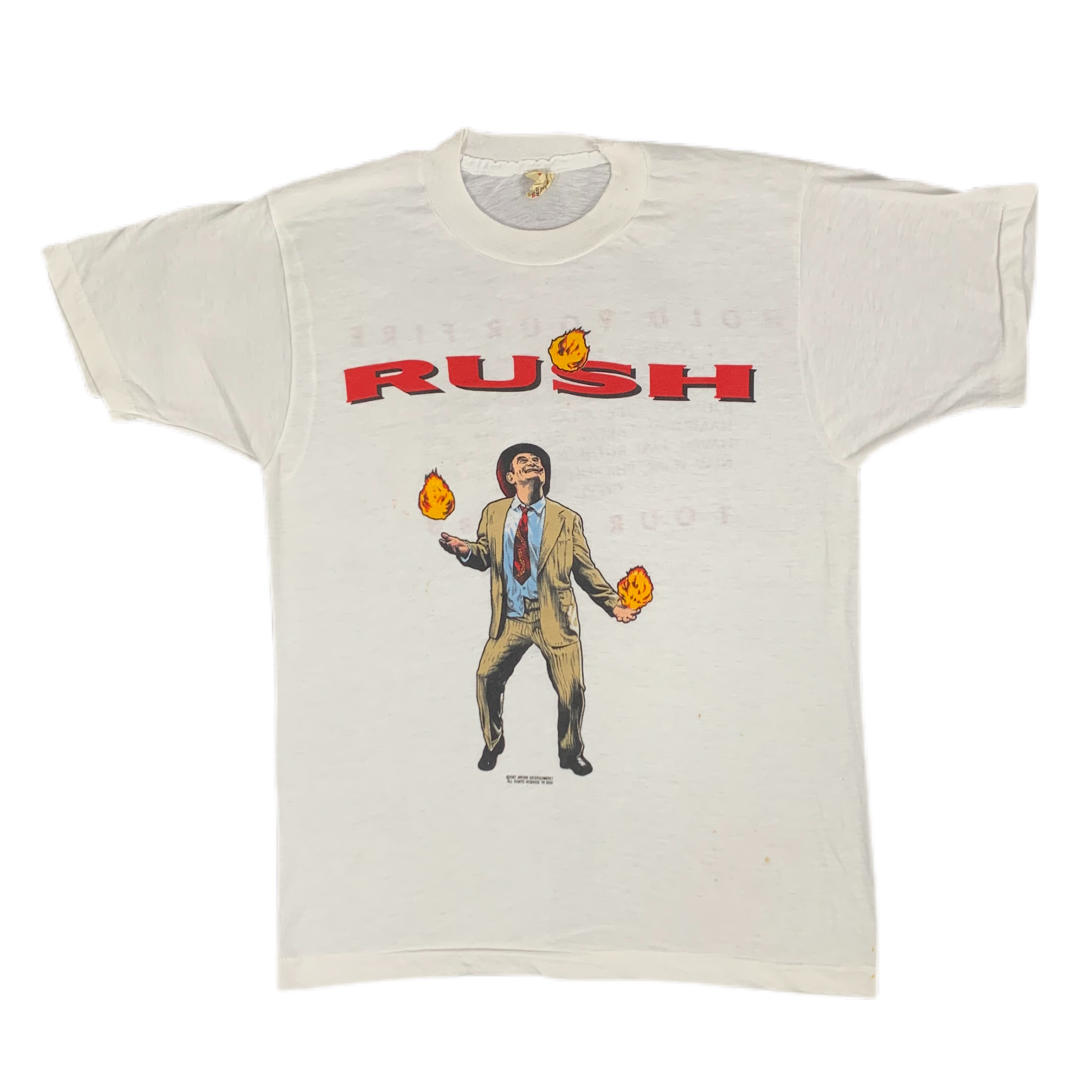 Vintage Rush Hold Your Fire T-Shirt