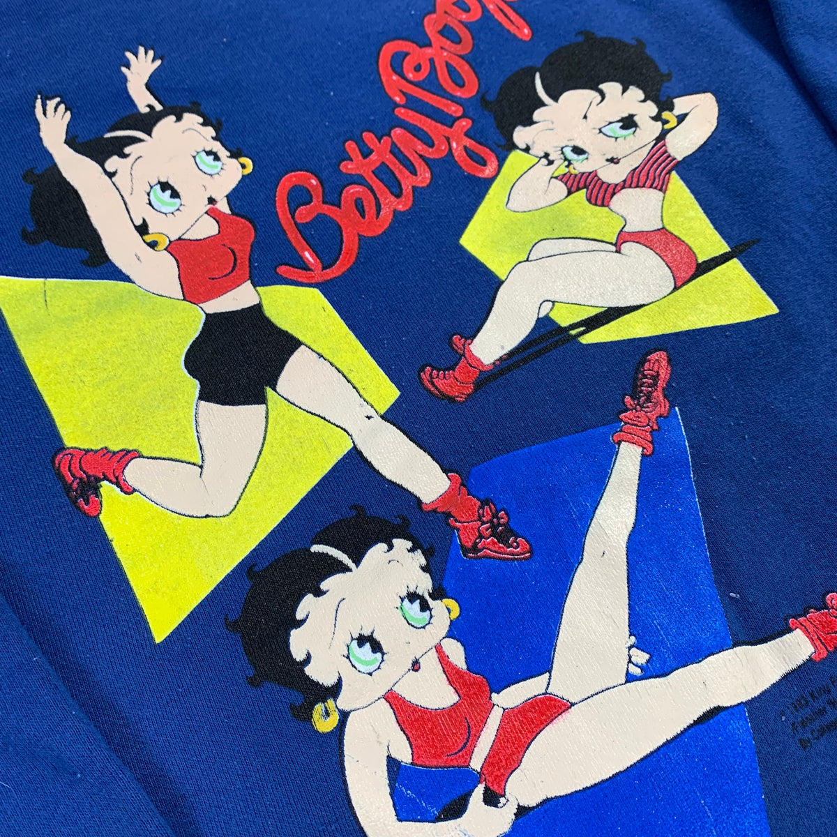 Vintage Betty Boop &quot;Fleischer Studios&quot; Raglan Sweatshirt
