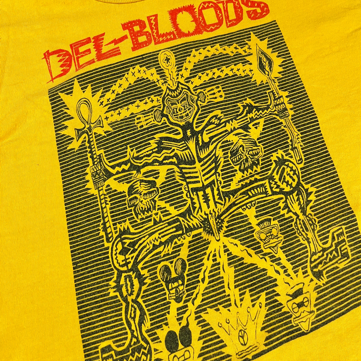 Vintage Del-Bloods &quot;Black Rabbit/Rose&quot; Seminal Twang T-Shirt