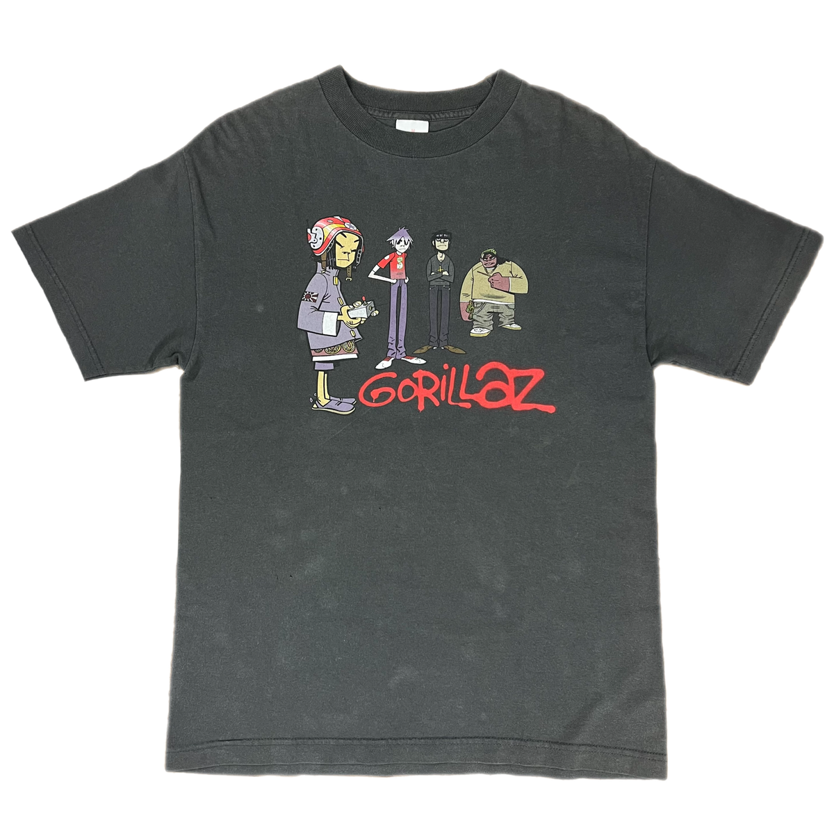 Vintage Gorillaz &quot;Tomorrow Comes Today&quot; Parlophone Records T-Shirt