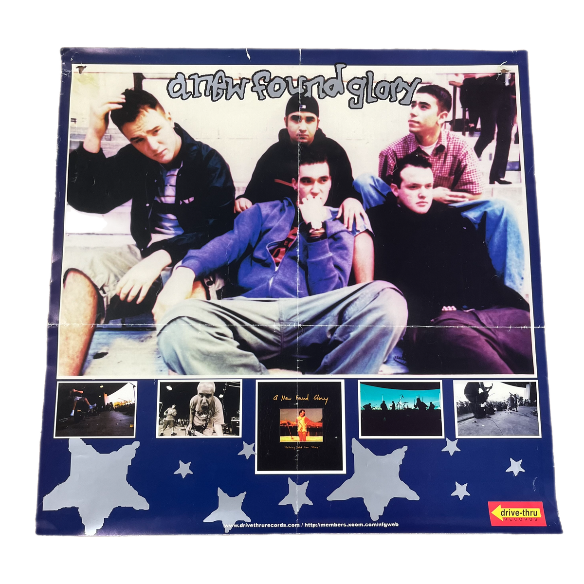 Vintage A New Found Glory &quot;Nothing Gold Can Stay&quot; Drive-Thru Records Promotional Poster