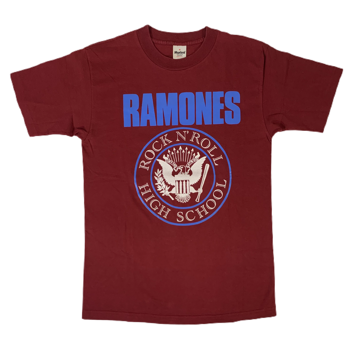 Vintage Ramones &quot;Hey Ho&quot; Rock N&#39; Roll High School T-Shirt