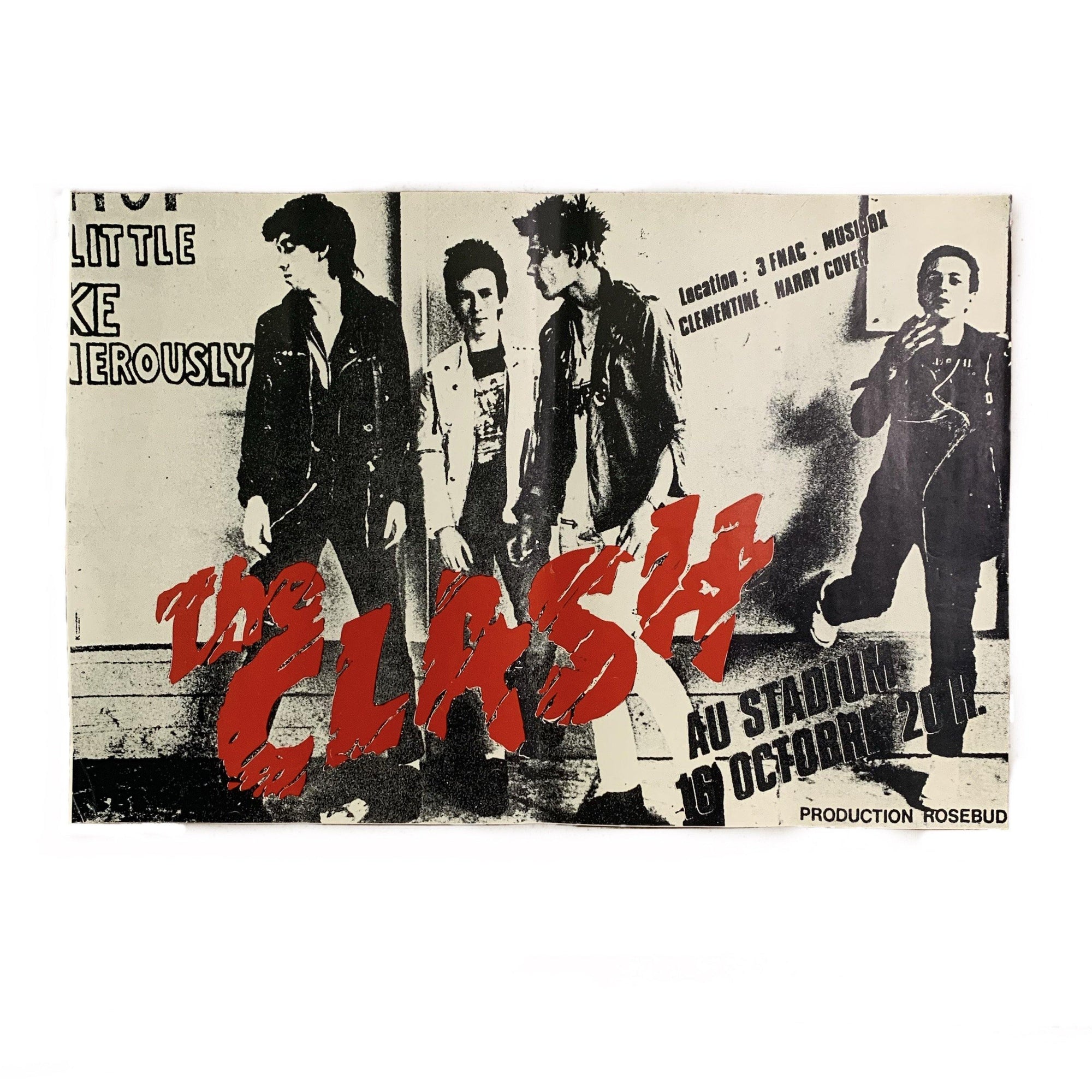  The Clash at Le stadium Paris France October 16 1978 