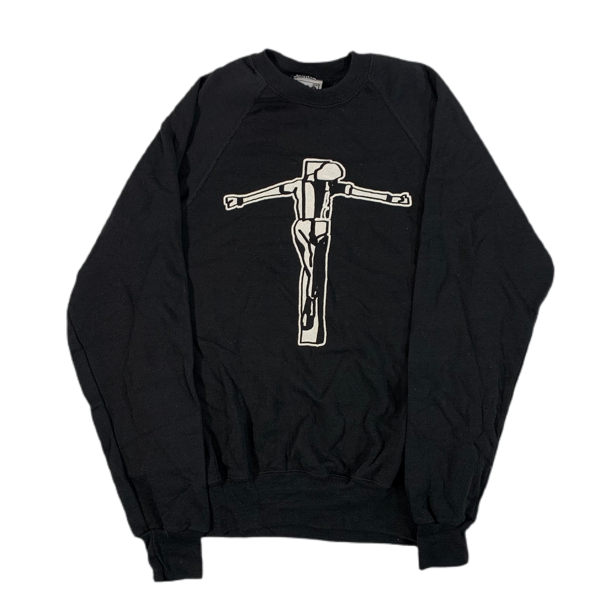 Vintage Crucified &quot;SKINHEAD&quot; Raglan Sweatshirt