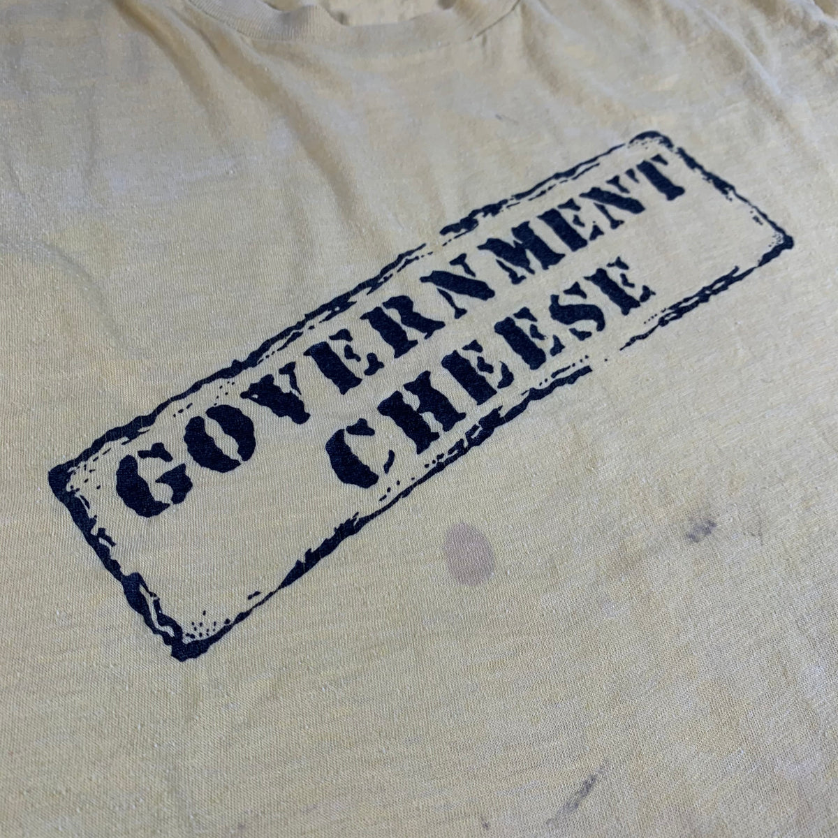 Vintage Government Cheese &quot;Reptile Records&quot; T-Shirt