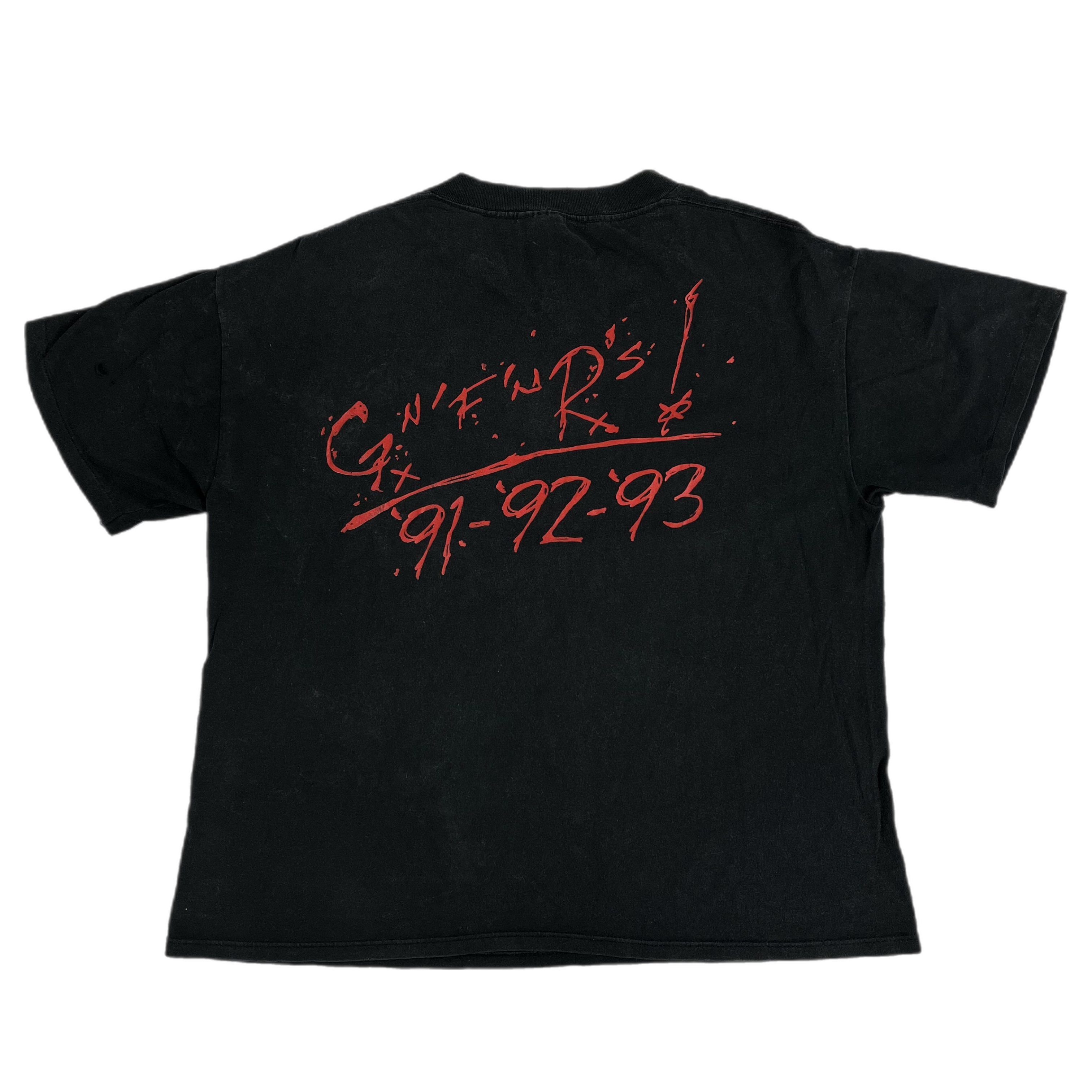 GUNS N' ROSES 93 JAPAN TOUR vintage t GUNS N' ROSES 93 JAPAN TOUR vintage t