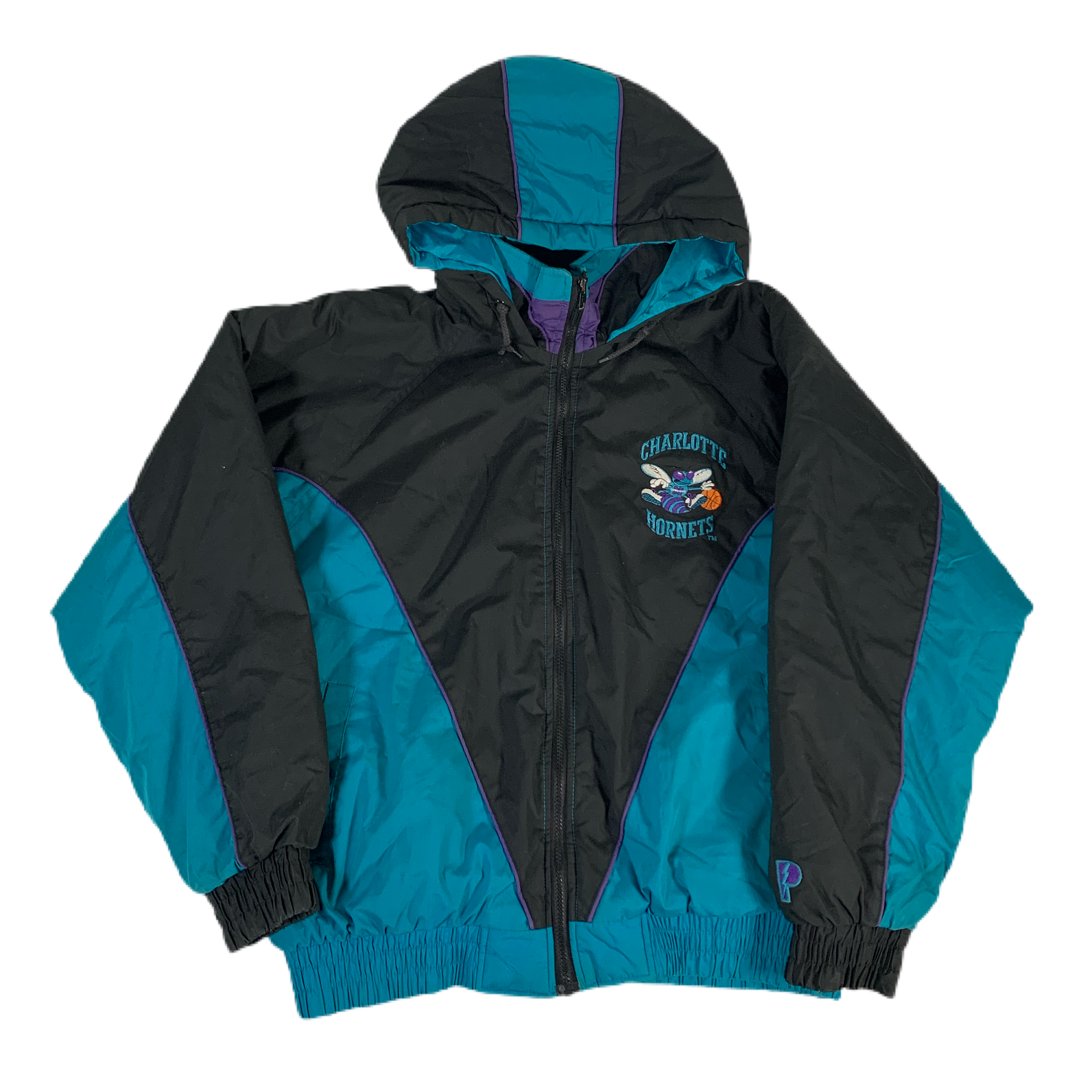 Retro charlotte hotsell hornets jacket