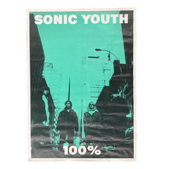 Sonic Youth ヴィンテージ　シルクスクリーンポスター　ナンバリングあり Sonic Youth ヴィンテージ シルクスクリーンポスター ナンバリングあり