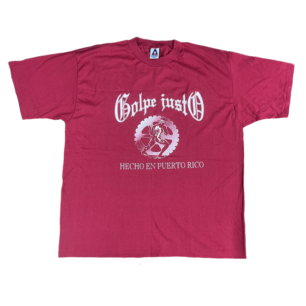 Vintage Golpe Justo &quot;Hecho En Puerto Rico&quot; T-Shirt