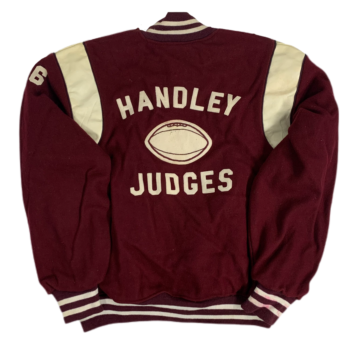 Vintage Felco Athletic Wear &quot;John Handley Judges&quot; Wool Varsity Jacket