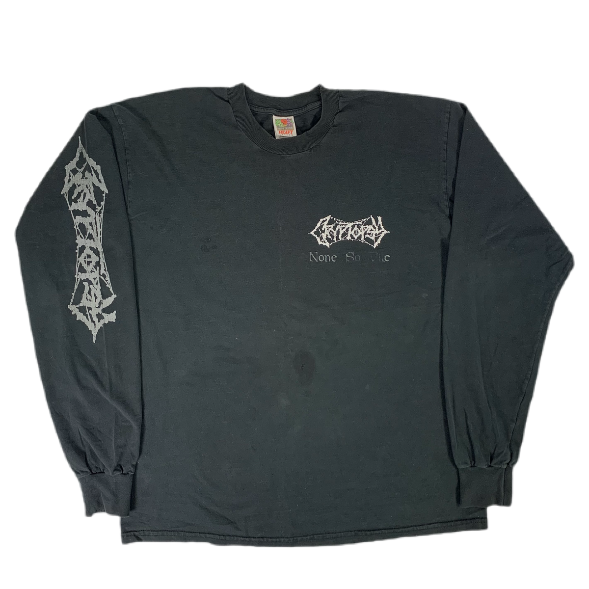 Vintage Cryptopsy &quot;None So Vile&quot; Long Sleeve Shirt
