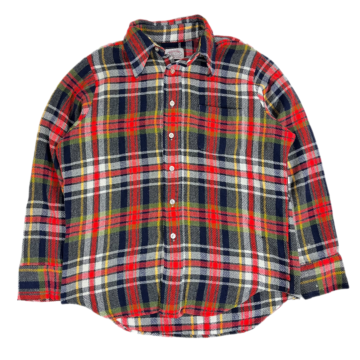 Vintage McGregor &quot;Scotset&quot; Permanent Press Plaid Flannel
