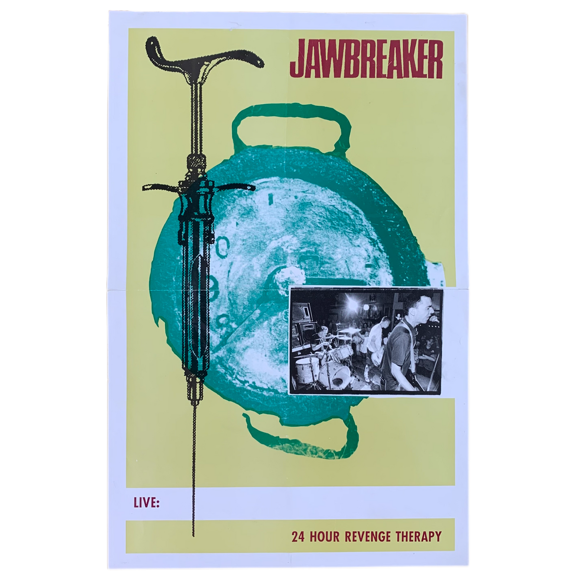 Vintage Jawbreaker &quot;24 Hour Revenge Therapy&quot; Promotional Tour Poster