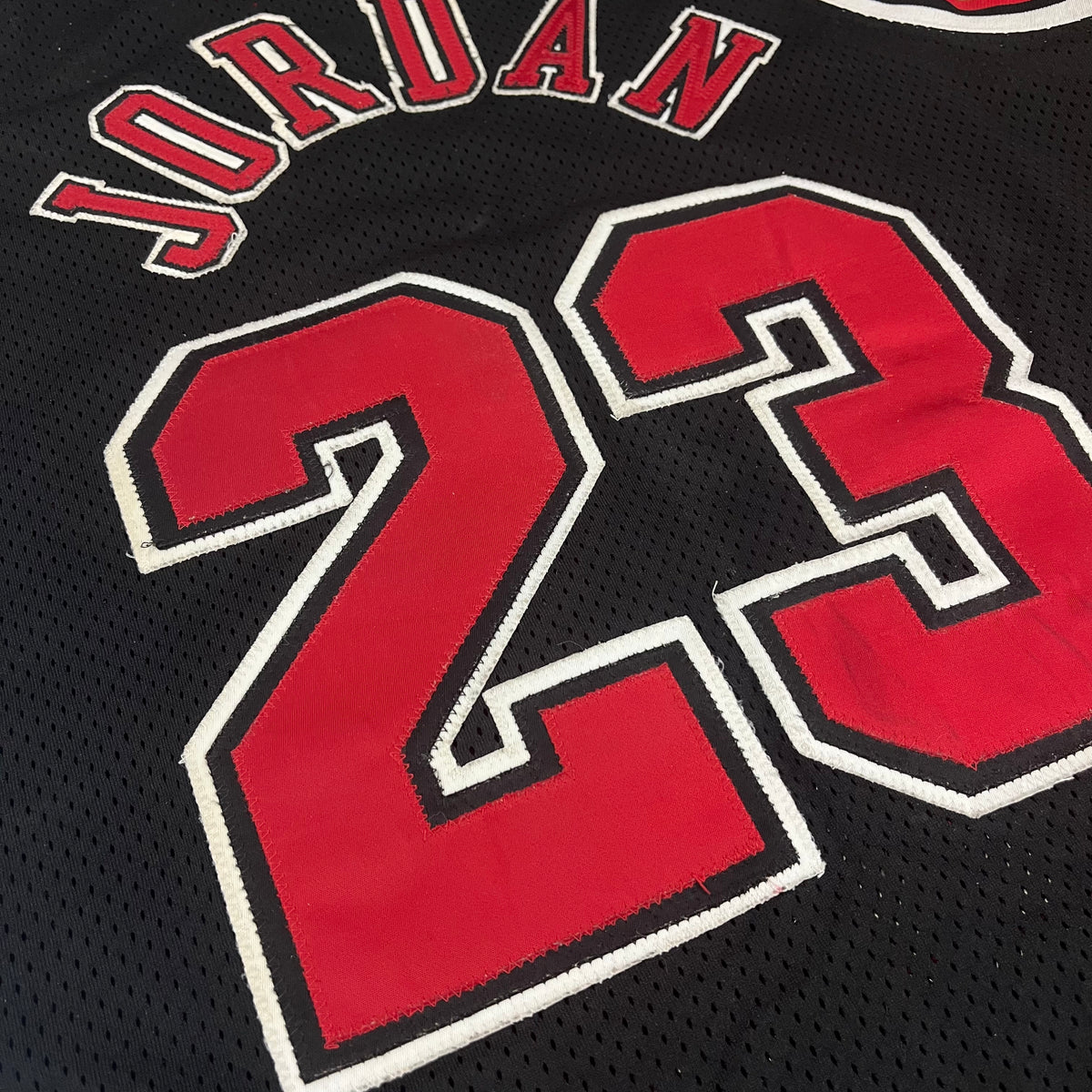 Vintage Michael Jordan Nike Team Jersey Chicago Bulls Black Red