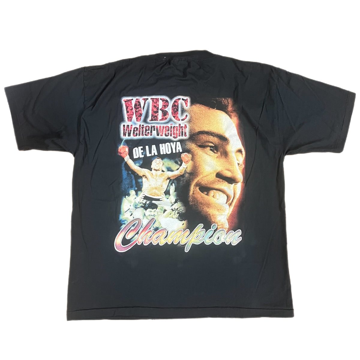 Vintage Oscar De La Hoya &quot;WBC Welterweight Champion&quot; T-Shirt