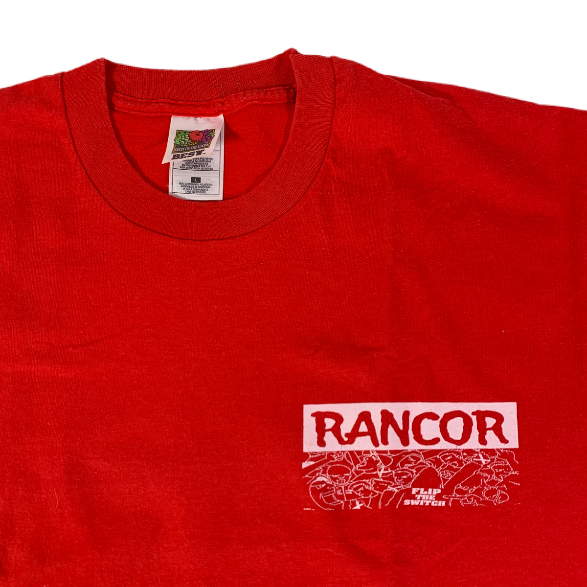 Vintage Rancor &quot;Flip The Switch&quot; Youngblood Records T-Shirt