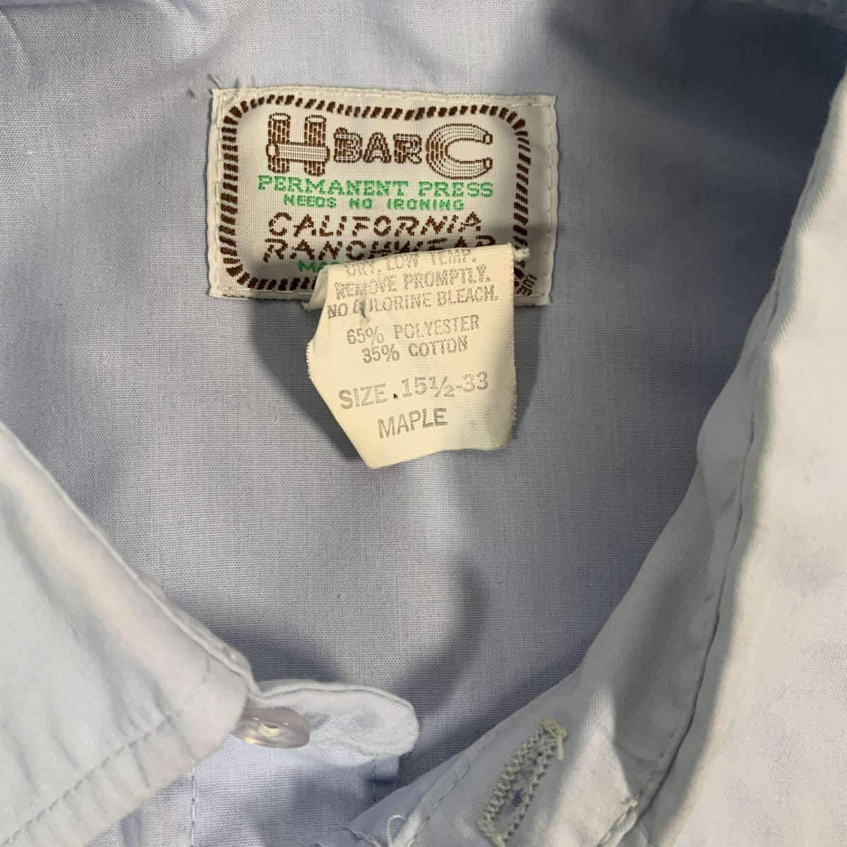 Vintage H Bar C “California Ranchwear” Shirt - jointcustodydc
