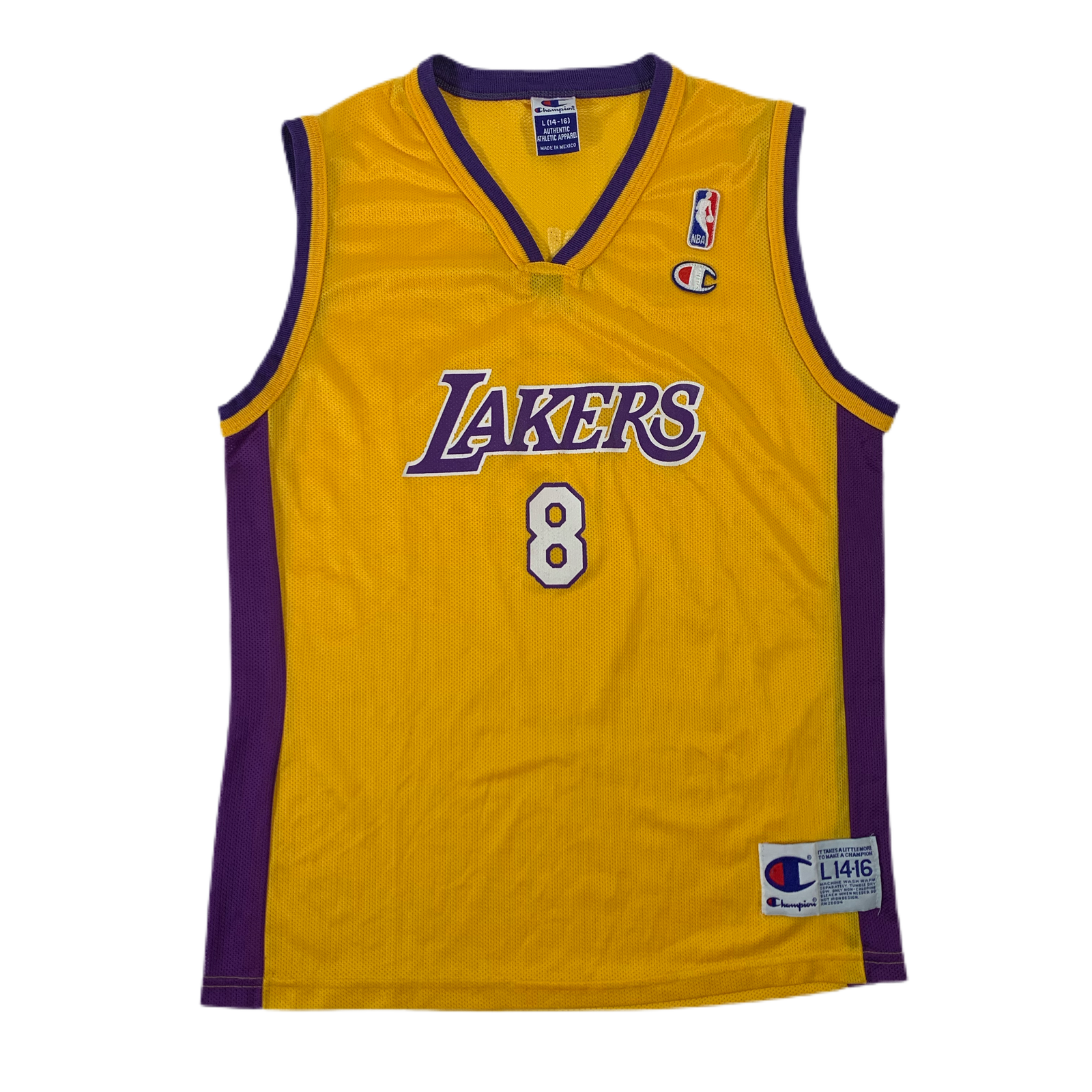 Vintage Champion “Kobe Bryant” #8 Youth Large Basketball Jersey - jointcustodydc