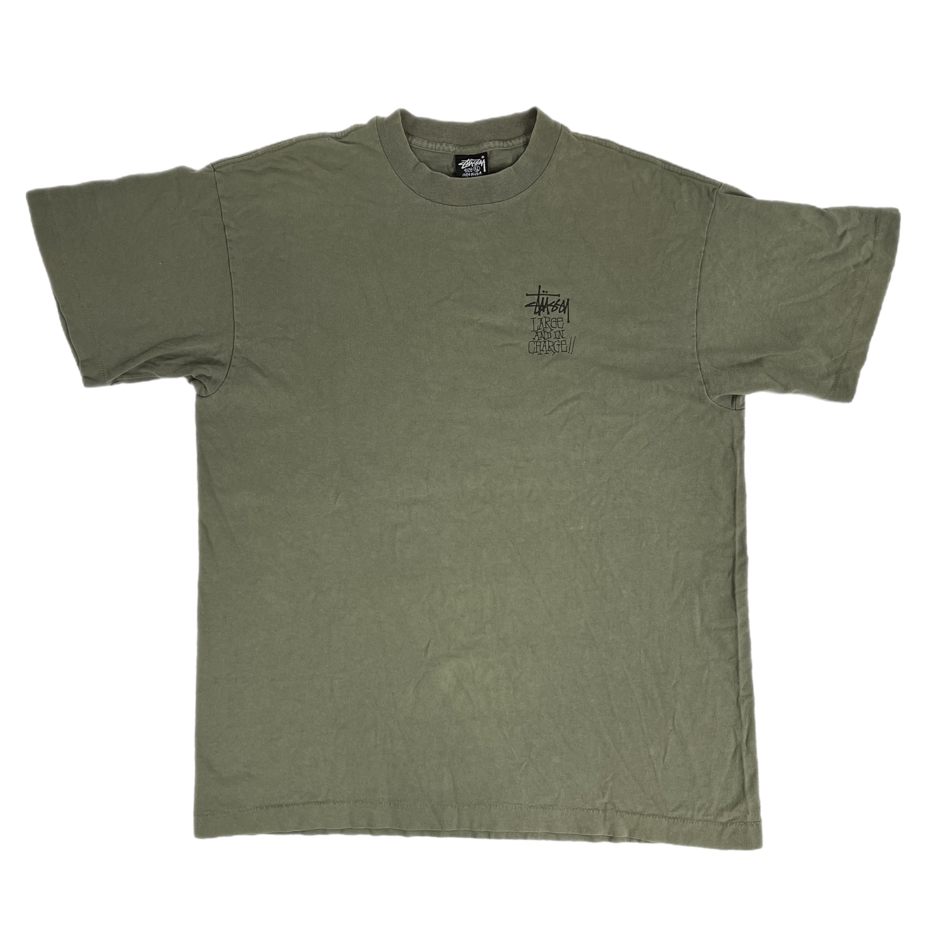 Vintage Stussy And In Charge" T-Shirt | jointcustodydc